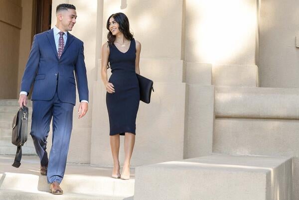 Grad student at Anderson Hall, UCR School of Business