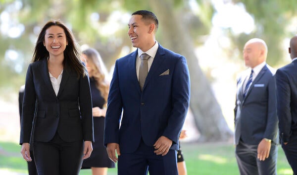 Grad students, UCR School of Business